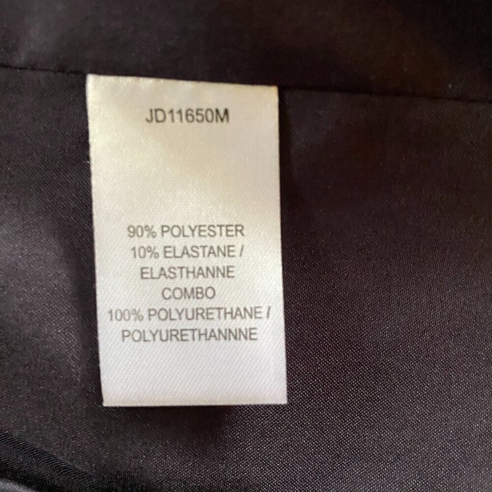 Conrad C Mixed Media Deep Plum Zip Up Faux Leather Jacket 10 - Picture 12 of 14